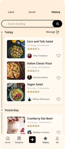 Saved Recipes